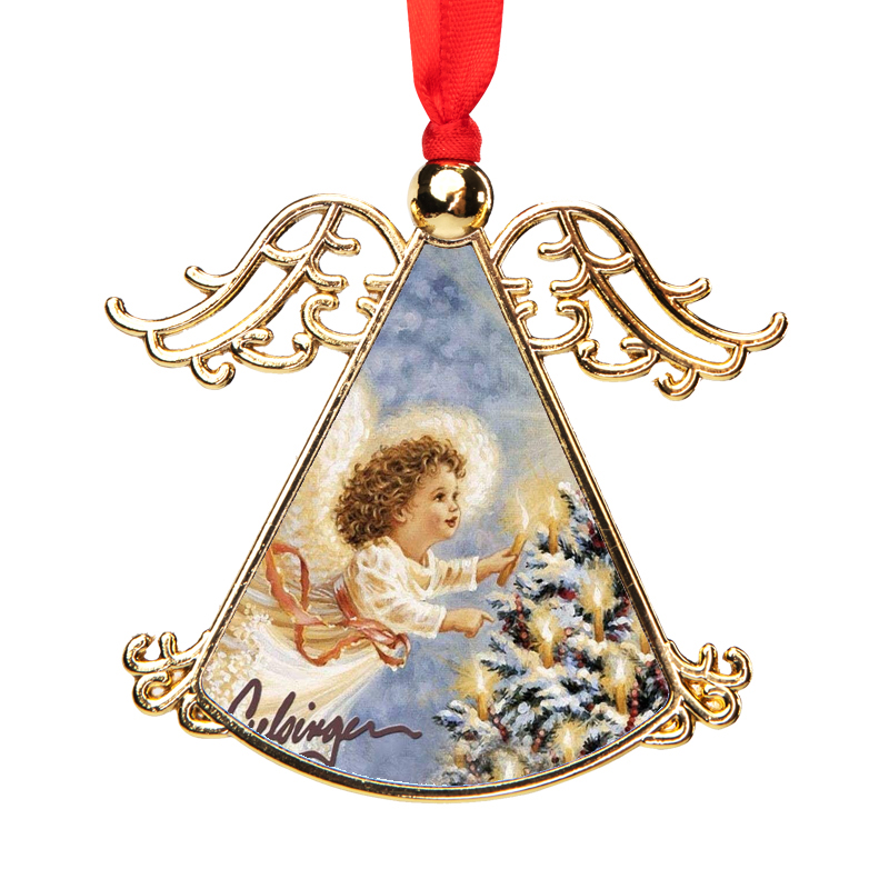 Metal Ornament - Golden Angel