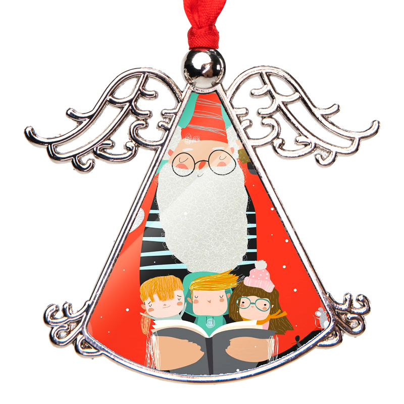 Metal Ornament - Silver Angel